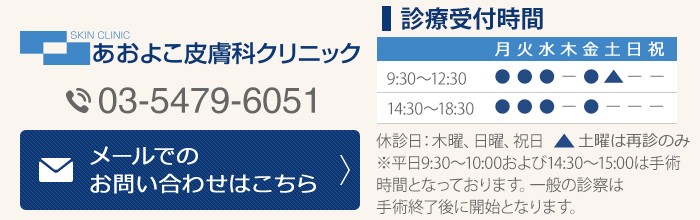 メールでのお問い合わせはこちら　TEL:03-5479-6051